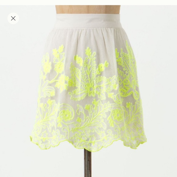 Anthropologie Dresses & Skirts - Anthropologie Electric Vines Skirt